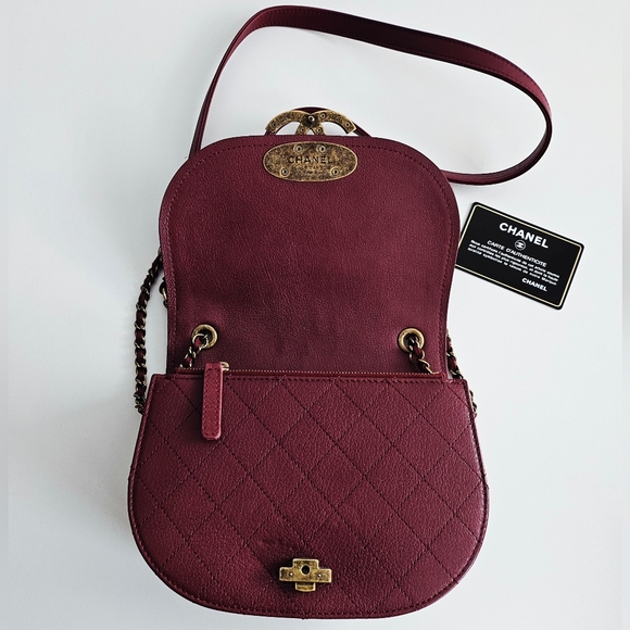 New Unused Chanel Bordeaux Coco Two-way Bag - Picture 8 of 14